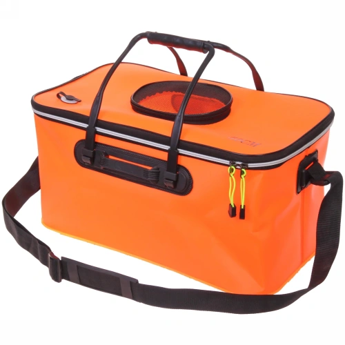 Ведро складное туристическое с крышкой 35л 25*50*28см