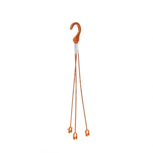 Подвес для кашпо пластиковый "Мальва" терракотовый