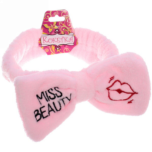 Повязка на голову Кокетка - Miss Beauty, микс 4 цвета, 6,516см_10