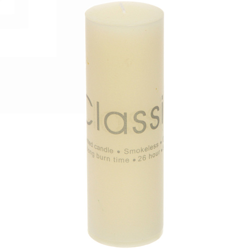Свеча "Classic" 5*15см цвет белый ZD-004