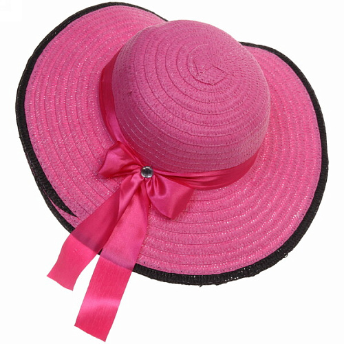 Шляпа женская с широкими полями TiraMiSu- Бэлла, микс 6 цветов, р58, ширина полей 11 см_9