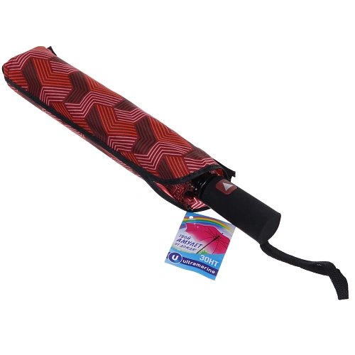 Зонт женский полуавтомат Витраж, микс 6 цветов, 8 спиц, d-100см, длина в слож виде 30см_39