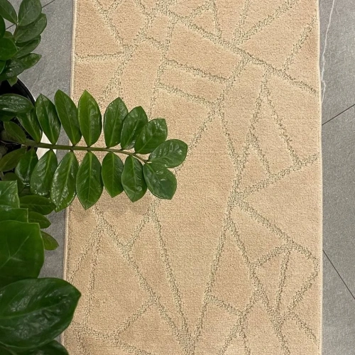 Коврик для ванной комнаты My Crystal 60*100  Геометрия Мозаика бежевый