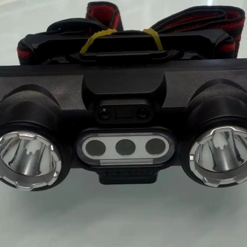 Фонарь налобный 6 режимов, 5LED, аккумуляторная батарея 500mAh USB 6352