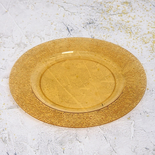 Поднос пластиковый Кристалл 33см песок_4